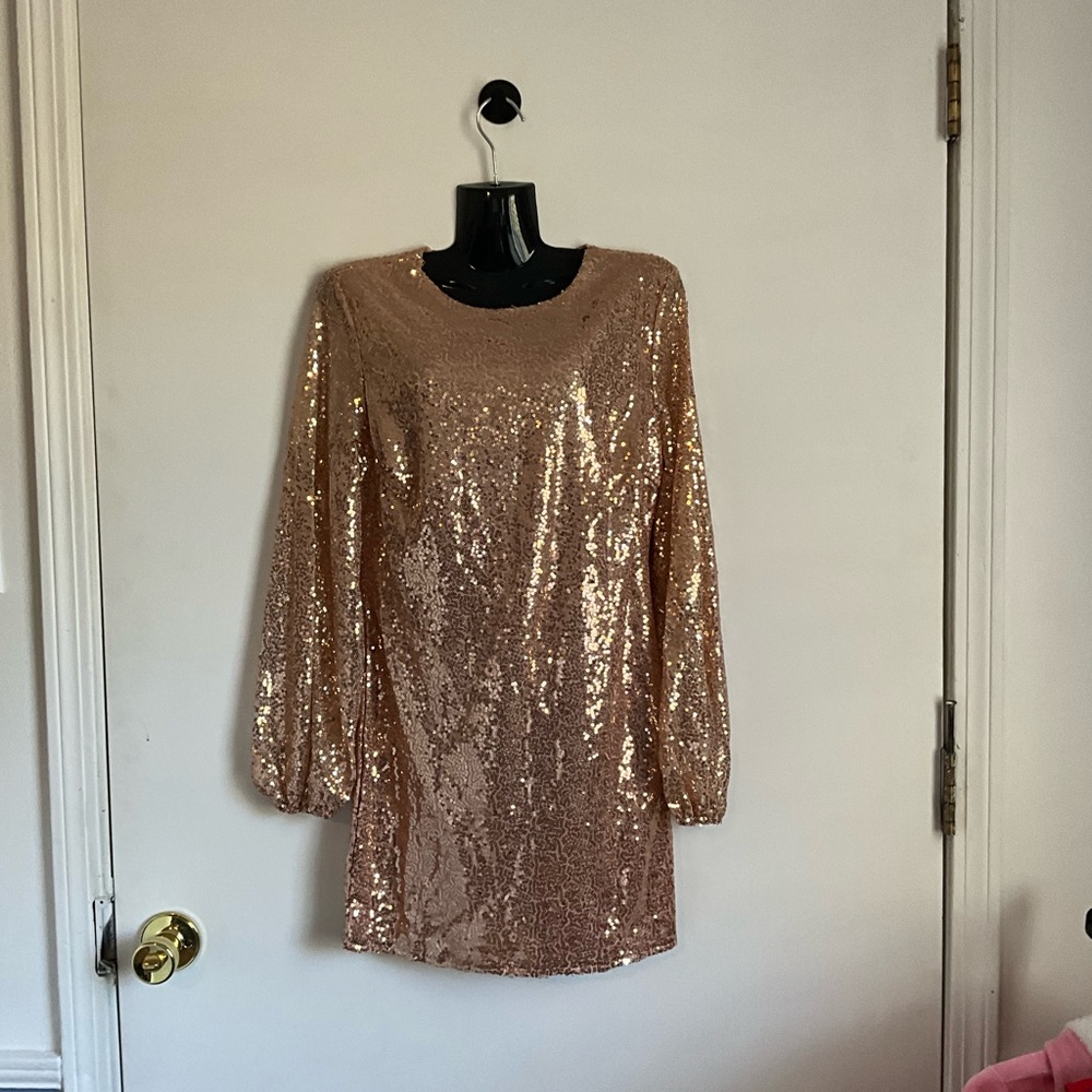 Lux Boutique, Sasha Sequin Mini Dress Women’s Size Medium